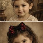 طوق بكلة شعر مطرّزة