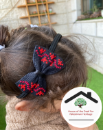 ⁦طوق بكلة شعر مطرّزة⁩ - الصورة ⁦2⁩